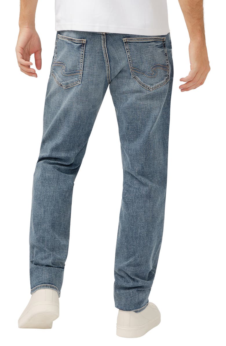 Silver Jeans Co. Eddie Athletic Fit Tapered Jeans, Alternate, color, Indigo