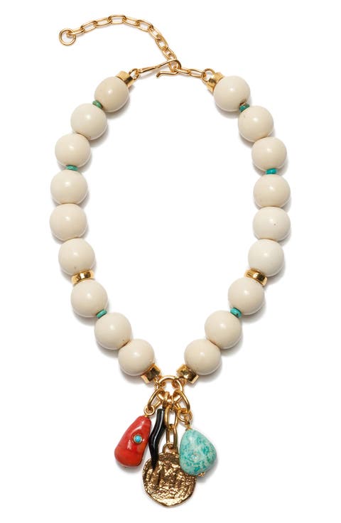Blanca Bead & Charm Necklace