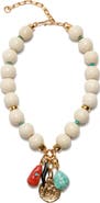 Lizzie Fortunato Blanca Bead & Charm Necklace