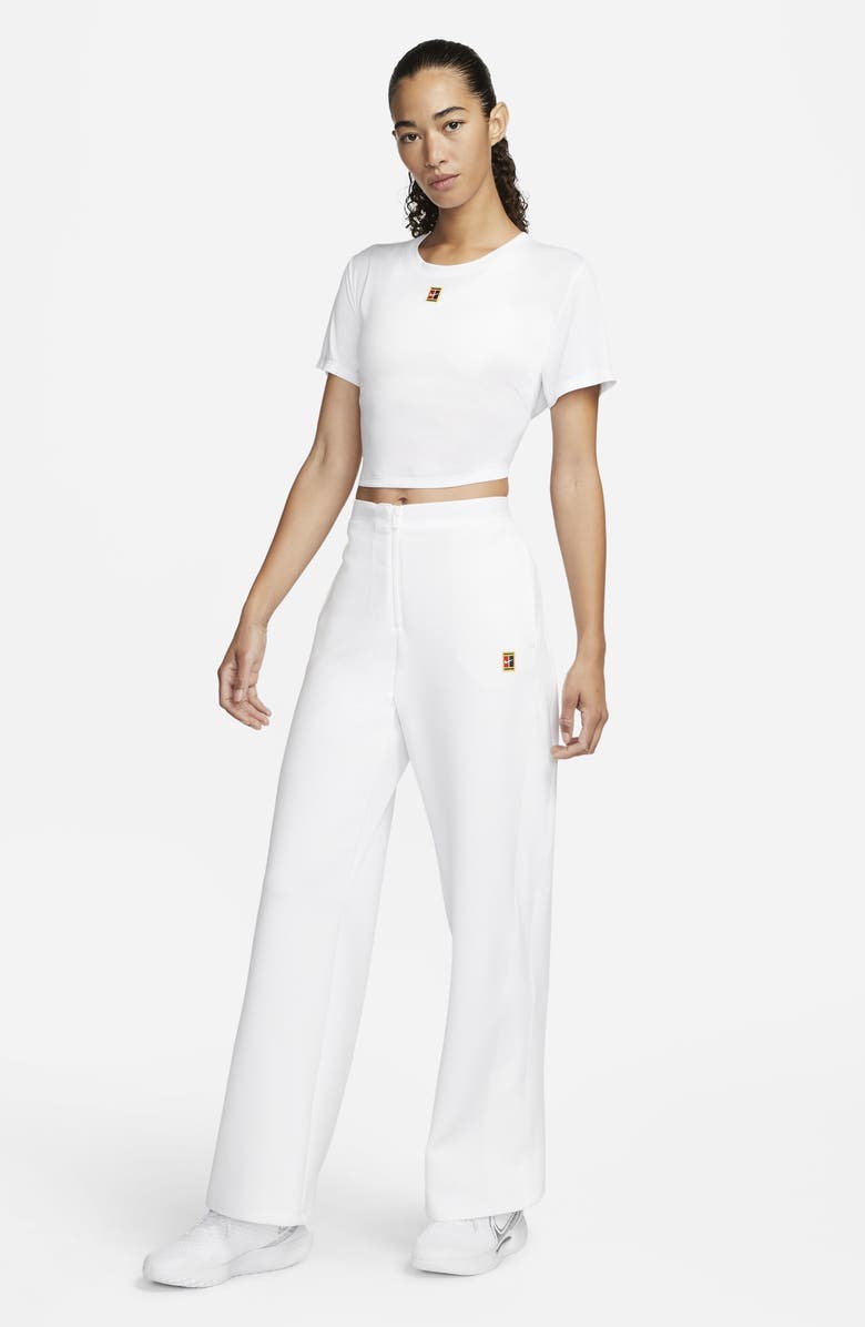 Nike Court Dri-FIT Heritage Wide Leg Pants, Alternate, color, 