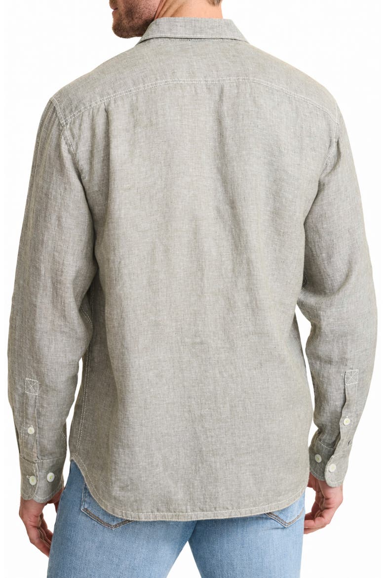 Paradise Breezer Linen Button-Up Shirt, Alternate, color, NATURAL