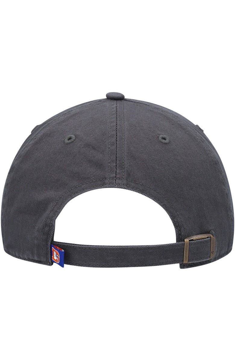 '47 Men's '47 Charcoal Denver Broncos Clean Up Legacy Adjustable Hat, Alternate, color, Charcoal