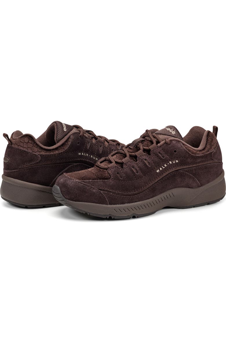 Easy Spirit Romy Sneaker, Alternate, color, Dark Brown