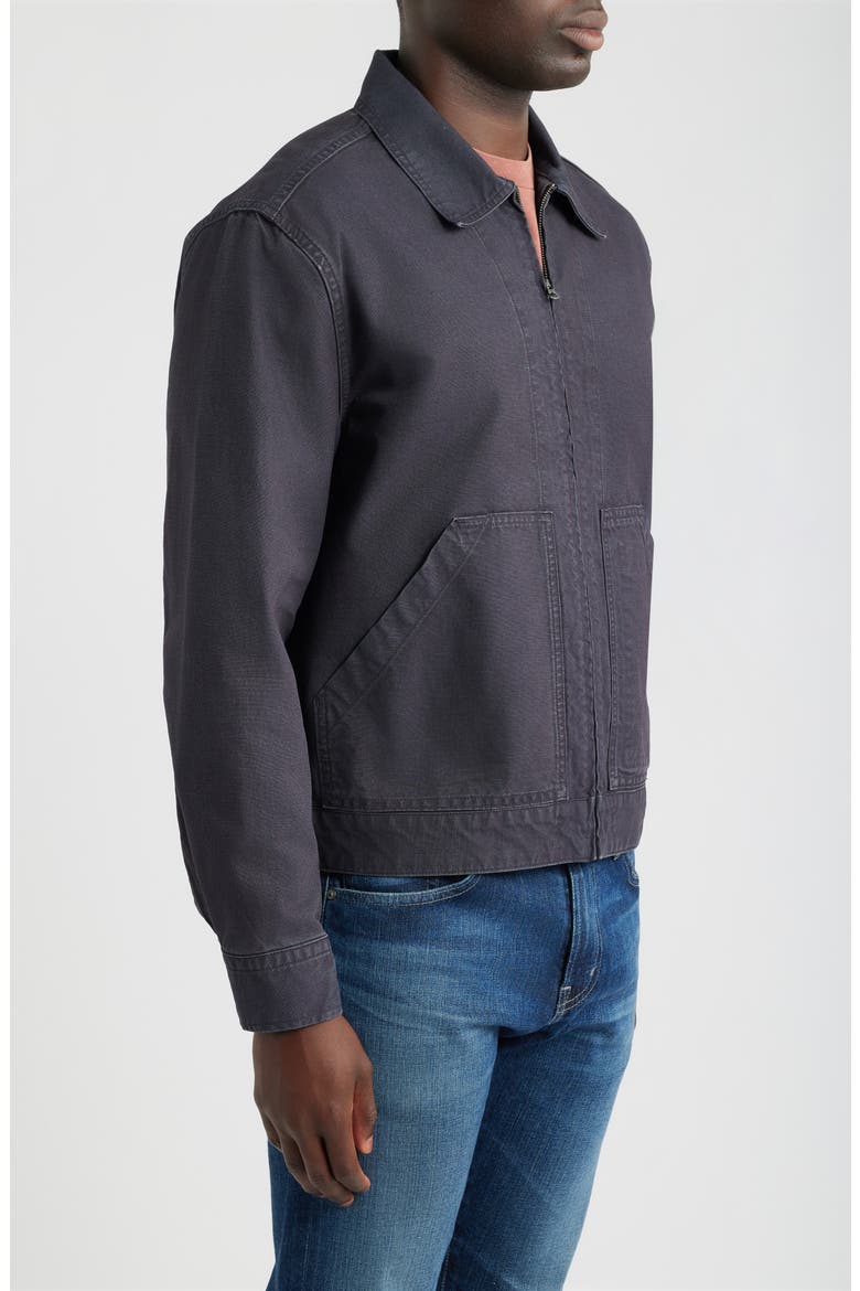 Saitex Canvas Work Jacket, Alternate, color, NAVY