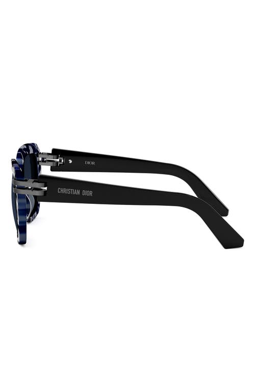 Dior Eyewear C S1i Square Frame Sunglasses In Havana/blue