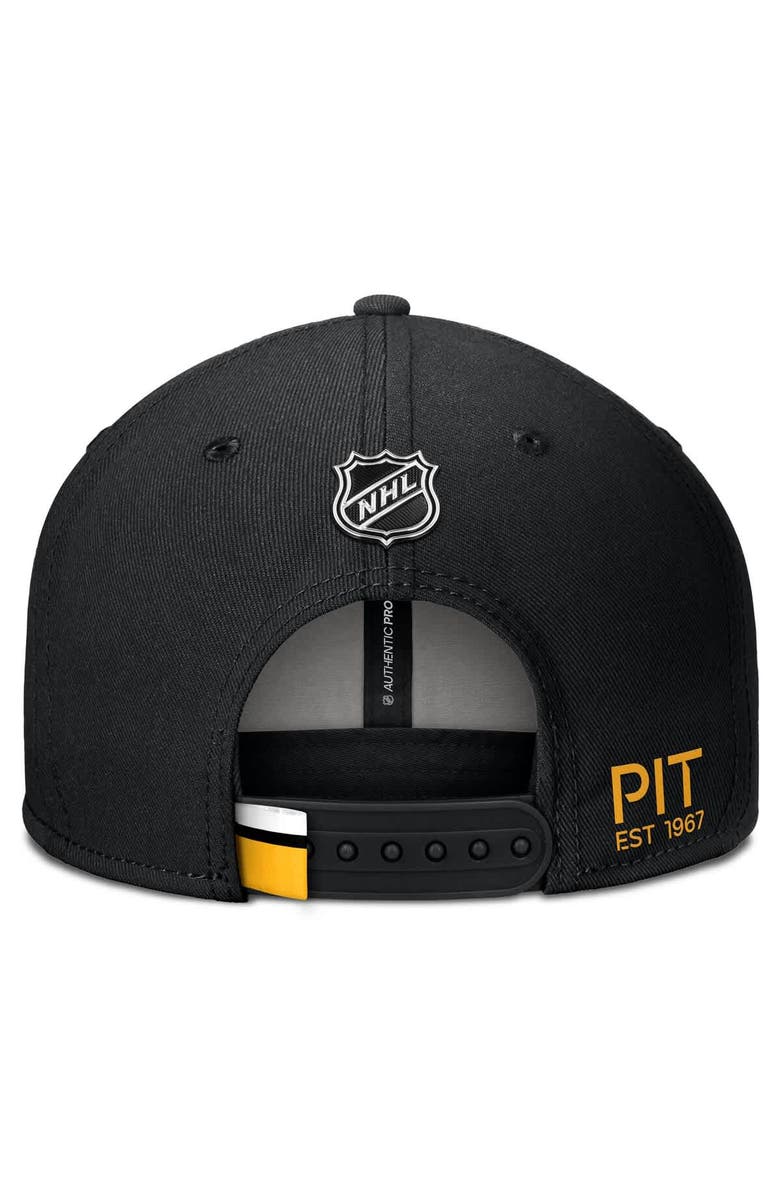 FANATICS Men's Fanatics Black Pittsburgh Penguins Authentic Pro Prime Snapback Hat, Alternate, color, Black
