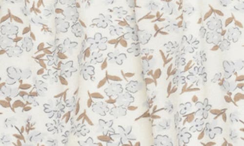Rylee + Cru Floral Trapeze Top & Bloomers In Ivory