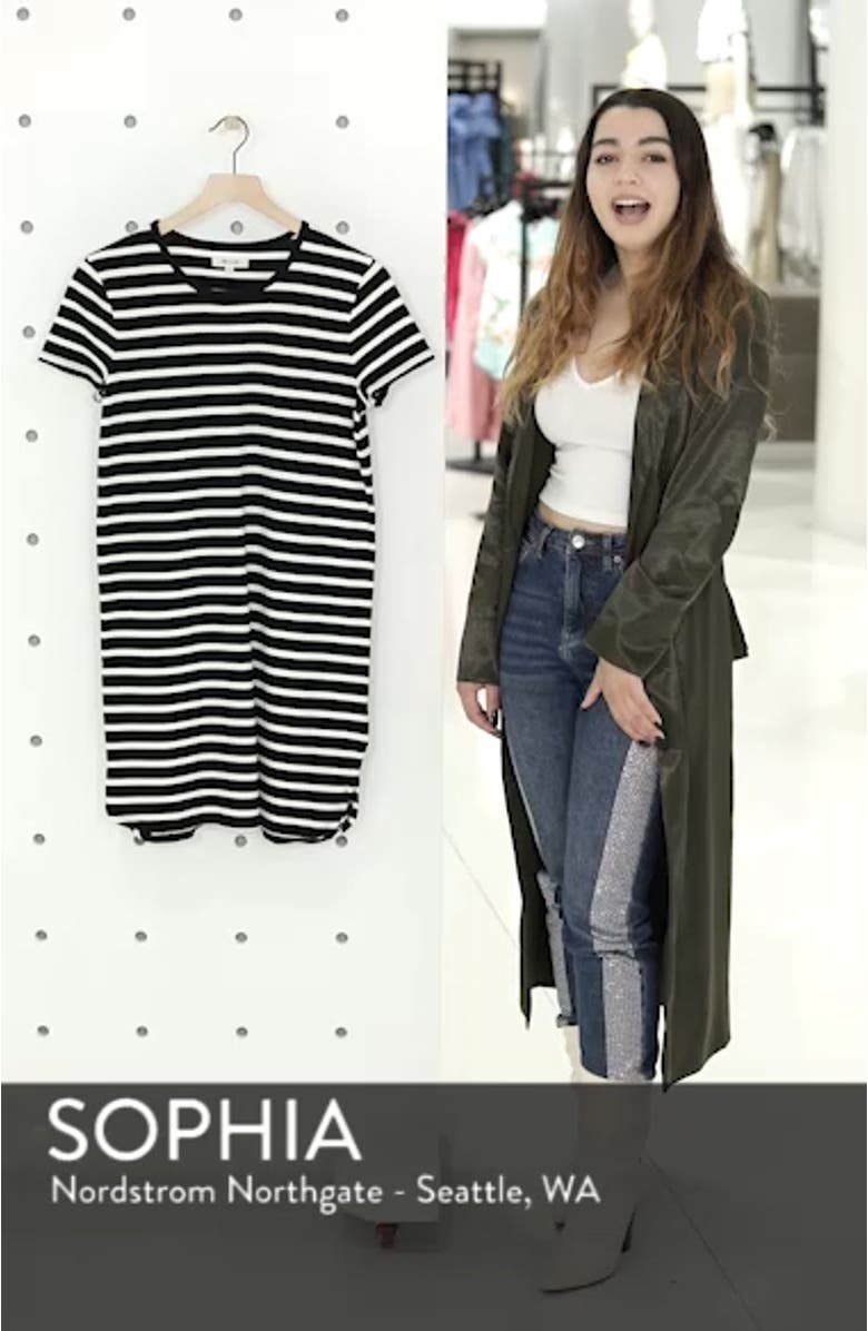 Stripe T-Shirt Dress, sales video thumbnail
