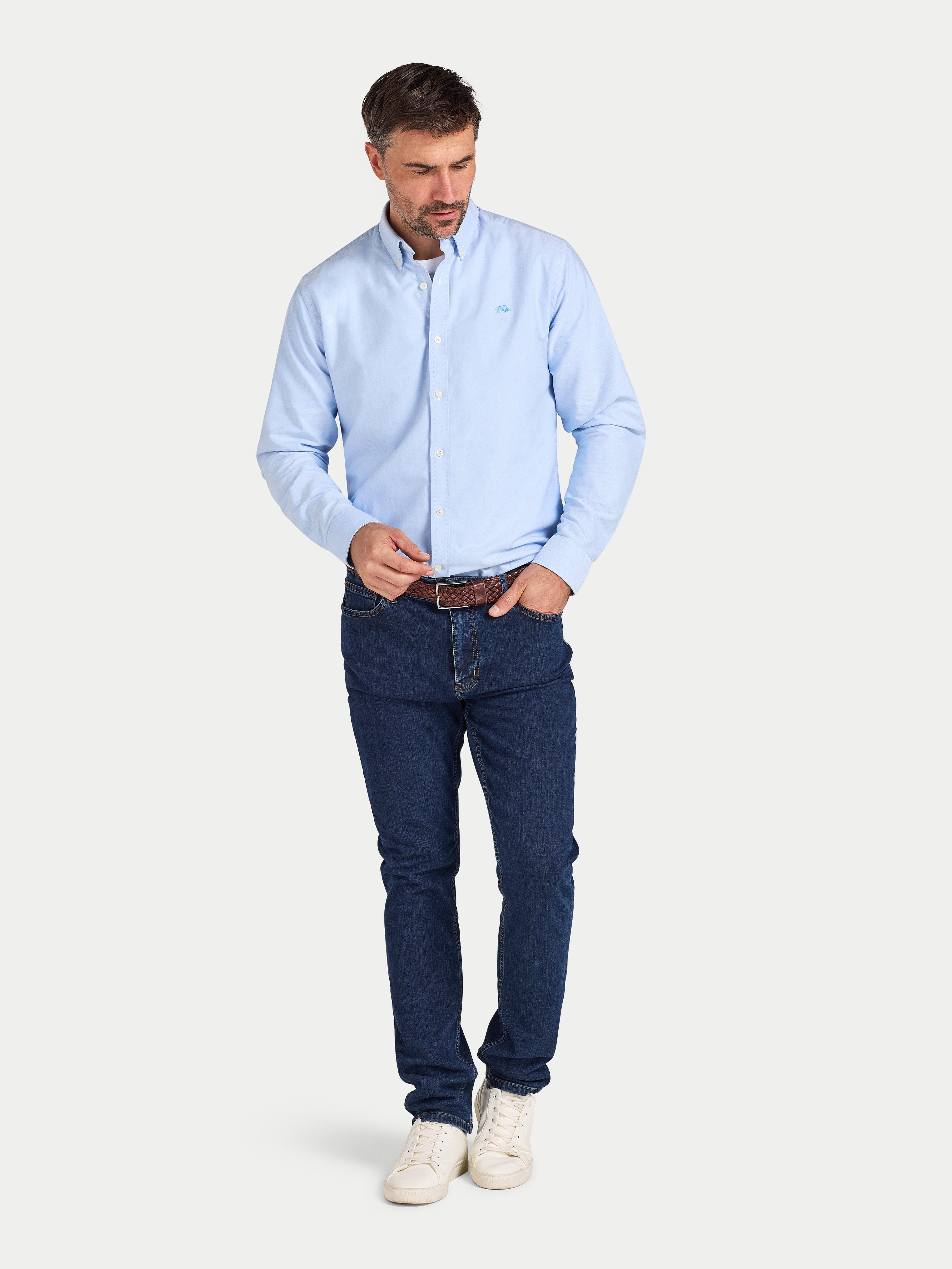 Long Sleeve Oxford Shirt - image 4