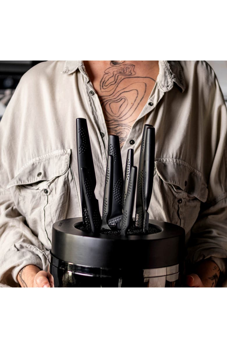 Cuisine::pro<sup
®</sup
 iD3<sup
®</sup
 BLACK SAMURAI The Egg 9-Piece Knife Block, Alternate, color, 