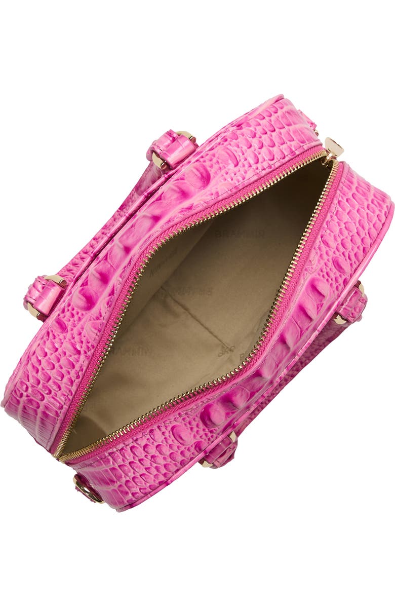 Brahmin Mara Croc Embossed Leather Top Handle Bag, Alternate, color,