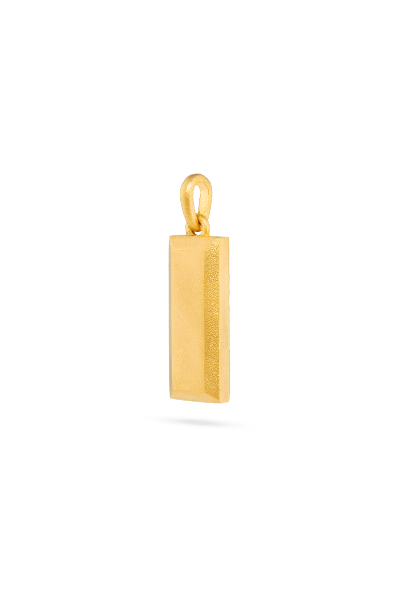 Bullion Bar Pendant, Alternate, color, Gold 18k