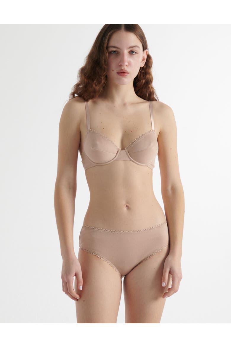 Sofia Underwire Bra Black, Main, color, Sand