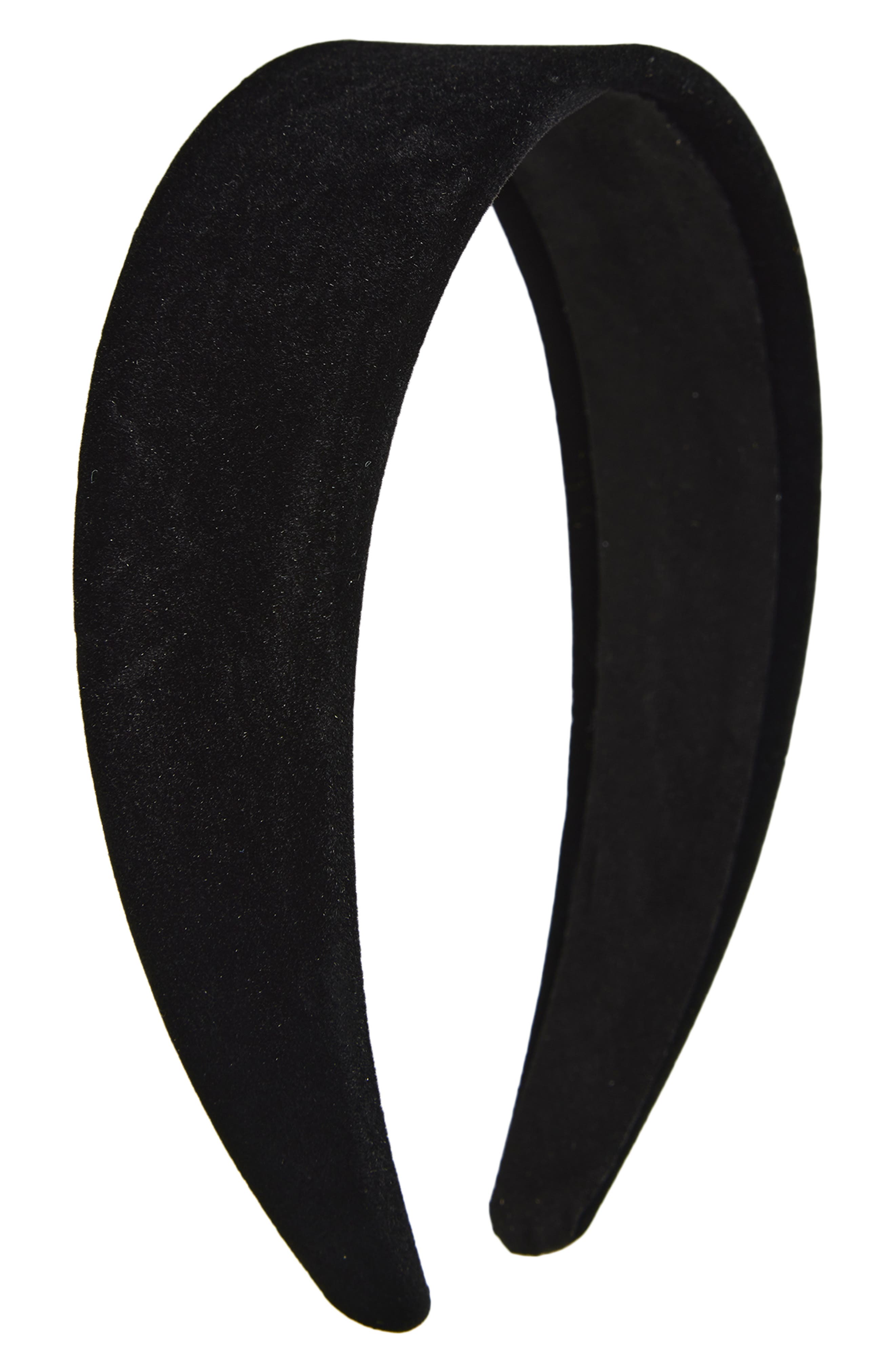 Tasha Velvet Headband In Black