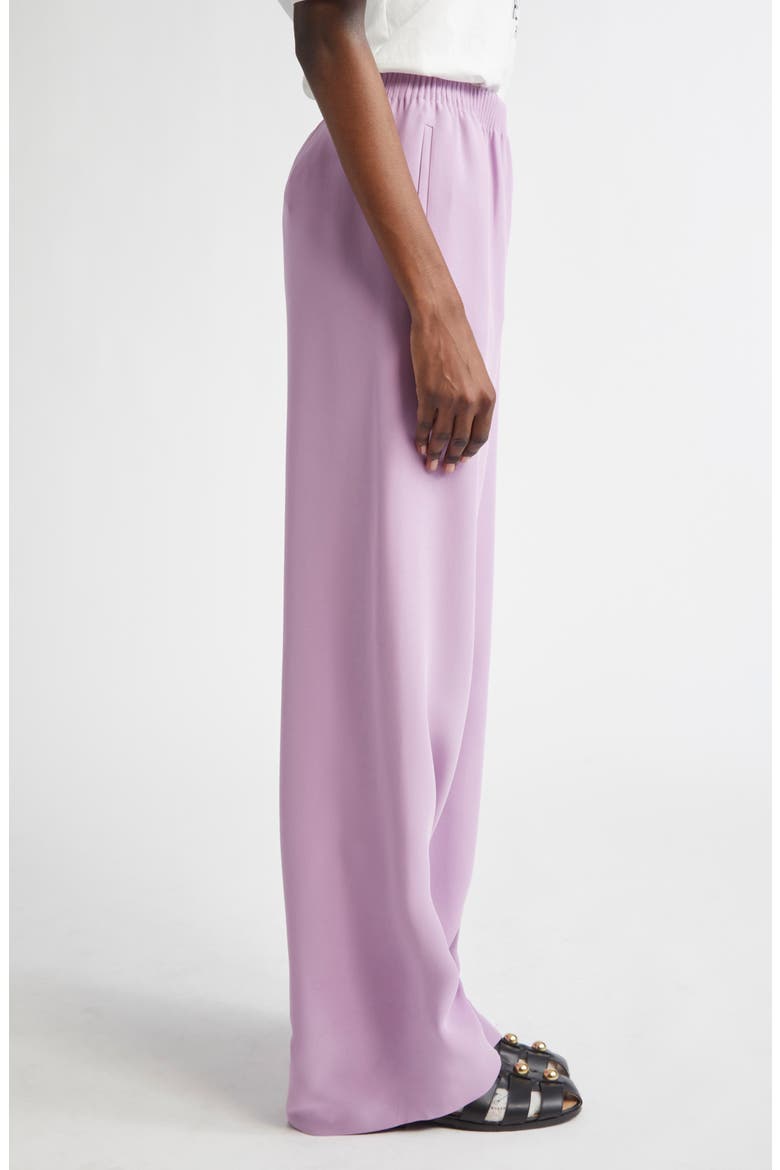 Silk Cady Couture Wide Leg Pants, Alternate, color, VIOLET