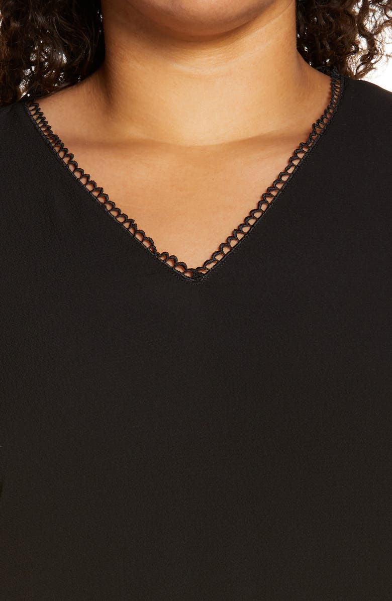 CeCe Ruffle Sleeve Blouse, Alternate, color, 