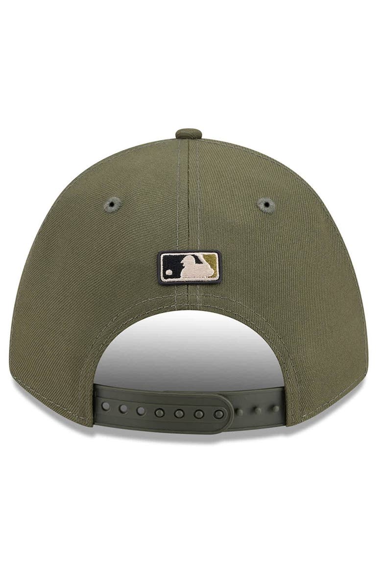 New Era Youth New Era Olive New York Mets 2026 Armed Forces Day 9FORTY M-Crown Adjustable Hat, Alternate, color, Olive