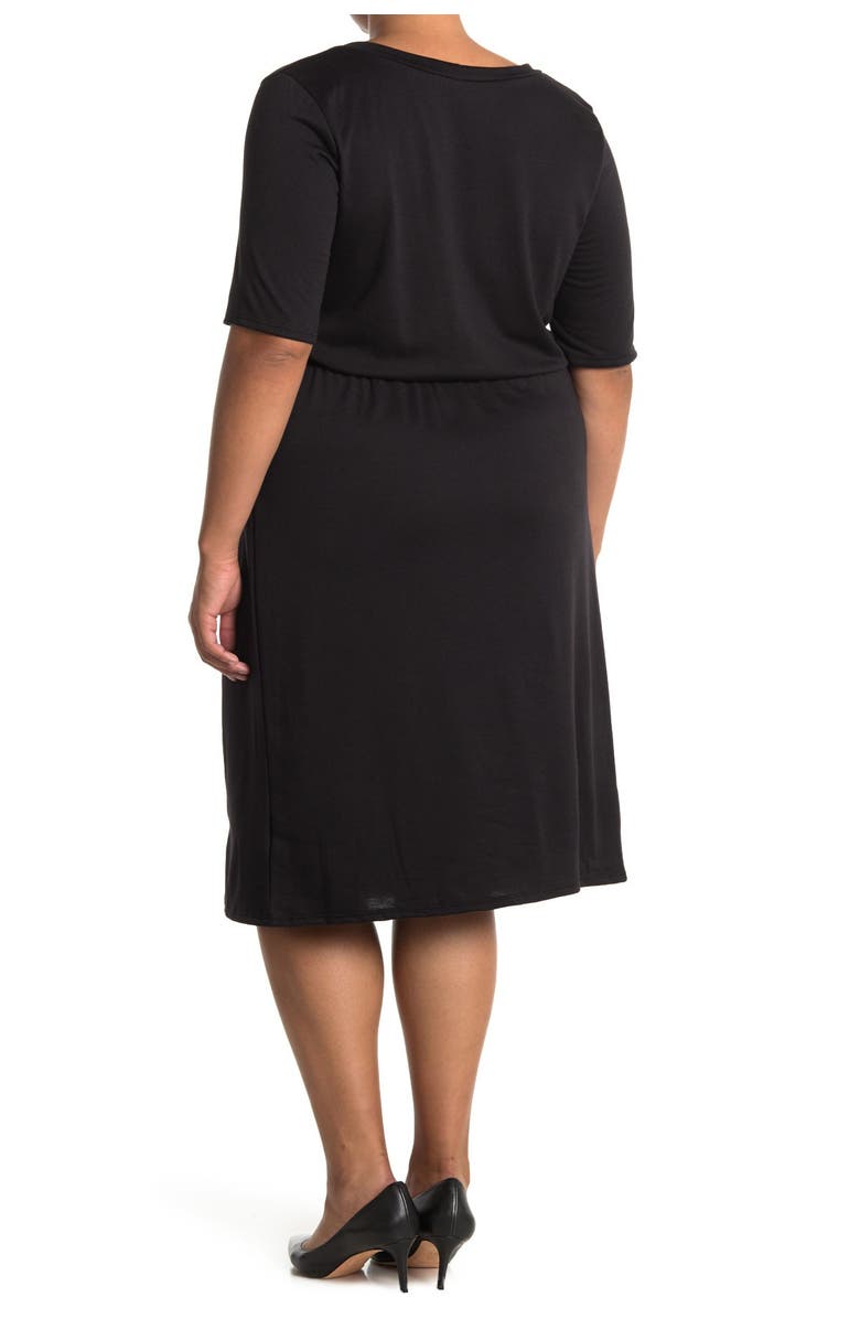 Forgotten Grace Short Sleeve Smock Waist Dress, Main, color,