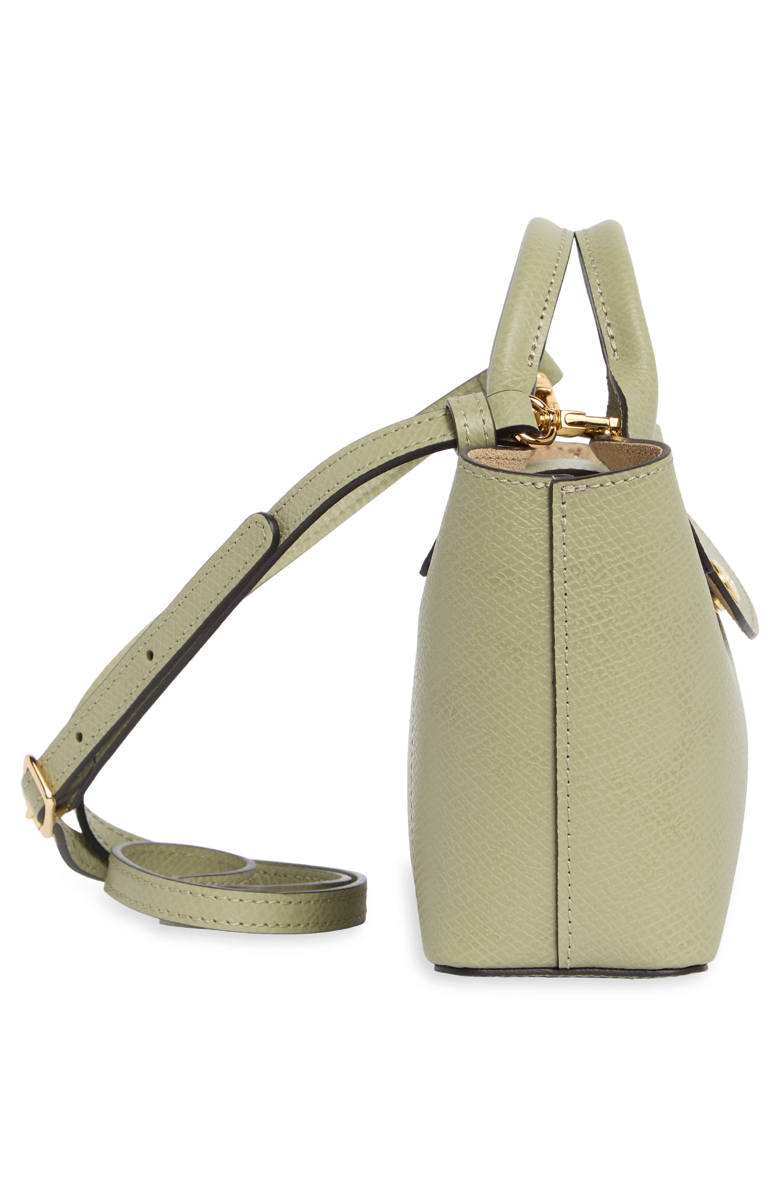 Longchamp Extra Small Épure Tote Bag, Alternate, color, Almond Green