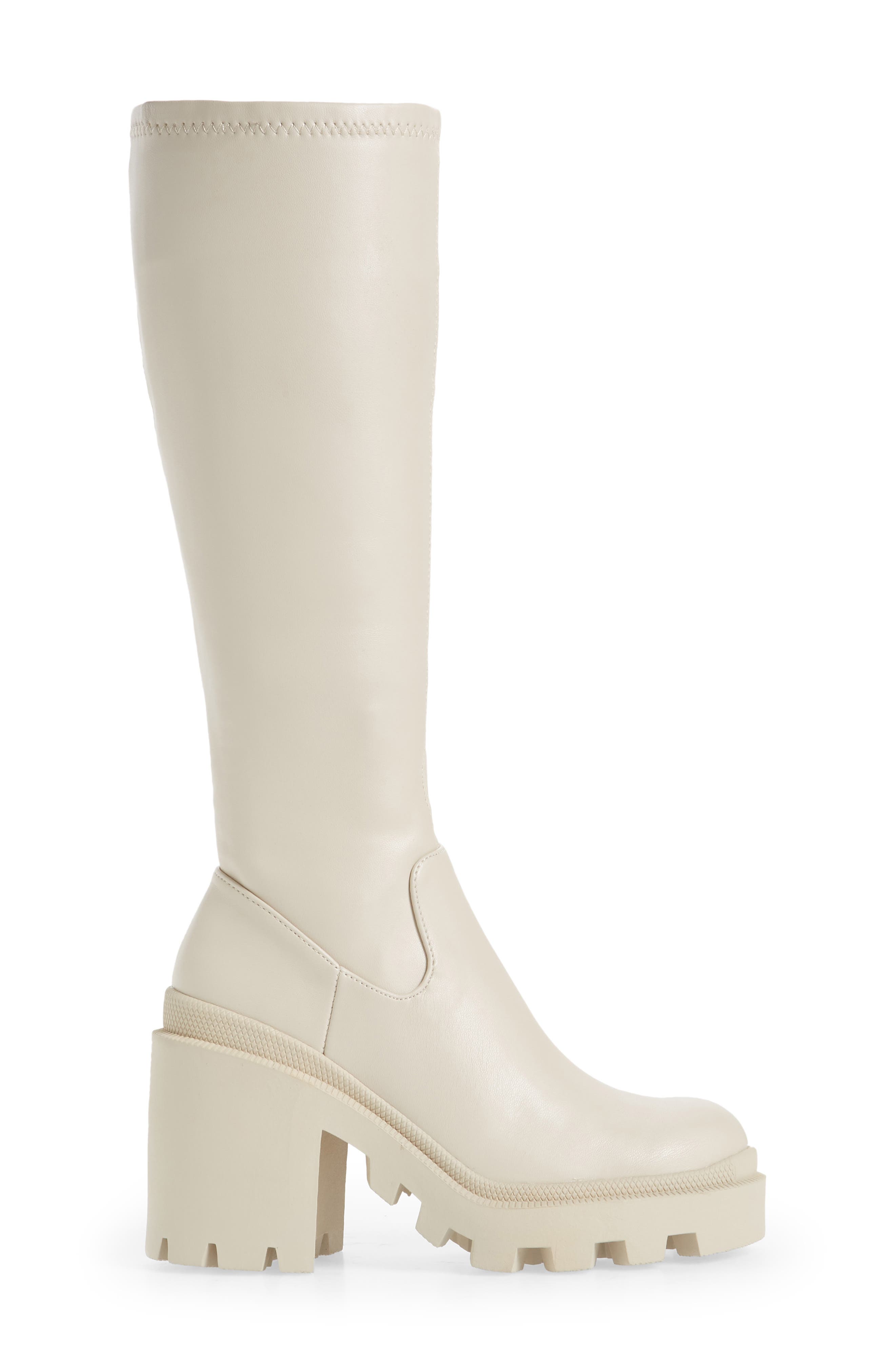 Roxanna Knee High Boot, Alternate, color, BONE