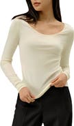 Lilysilk Scoop-Neck Pure Silk Slim Fit Top