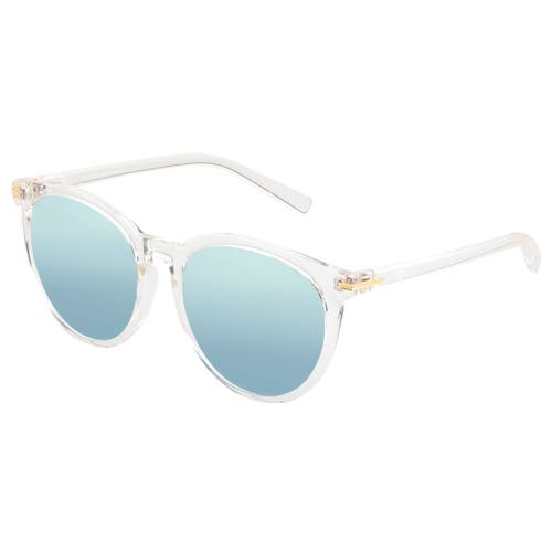 Sixty One Palawan Polarized Sunglasses In Clear/silver