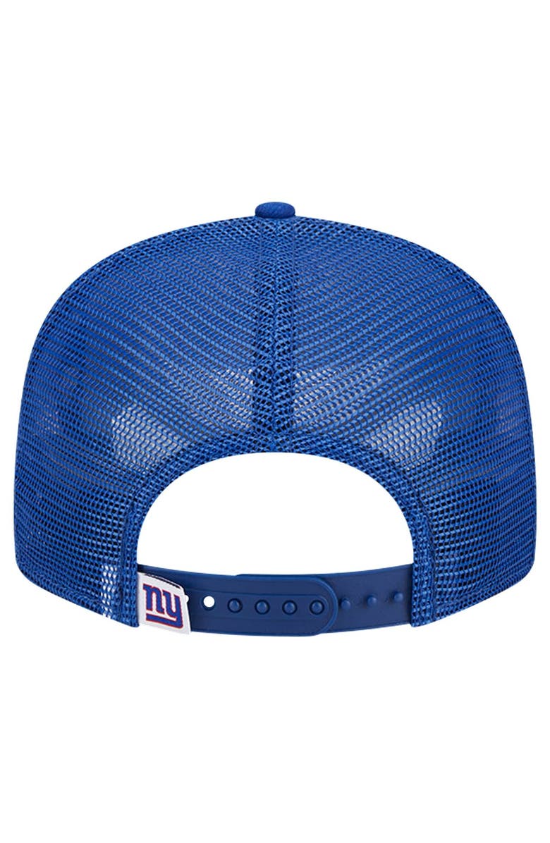 New Era Men's New Era Royal New York Giants Main Trucker 9FIFTY Snapback Hat, Alternate, color, Royal