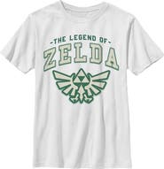 NINTENDO Boys' Official Hyrule Crest Graphic Short Sleeve T-Shirt