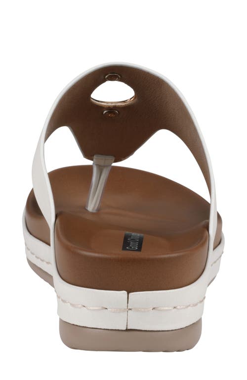 Gc Shoes Seli Comfort Slide Sandal In White