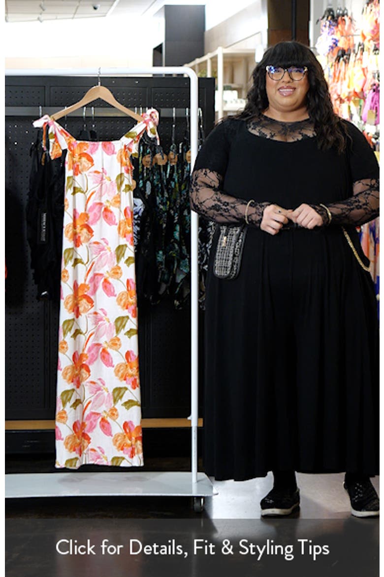 Larkey Floral Print Maxi Dress video