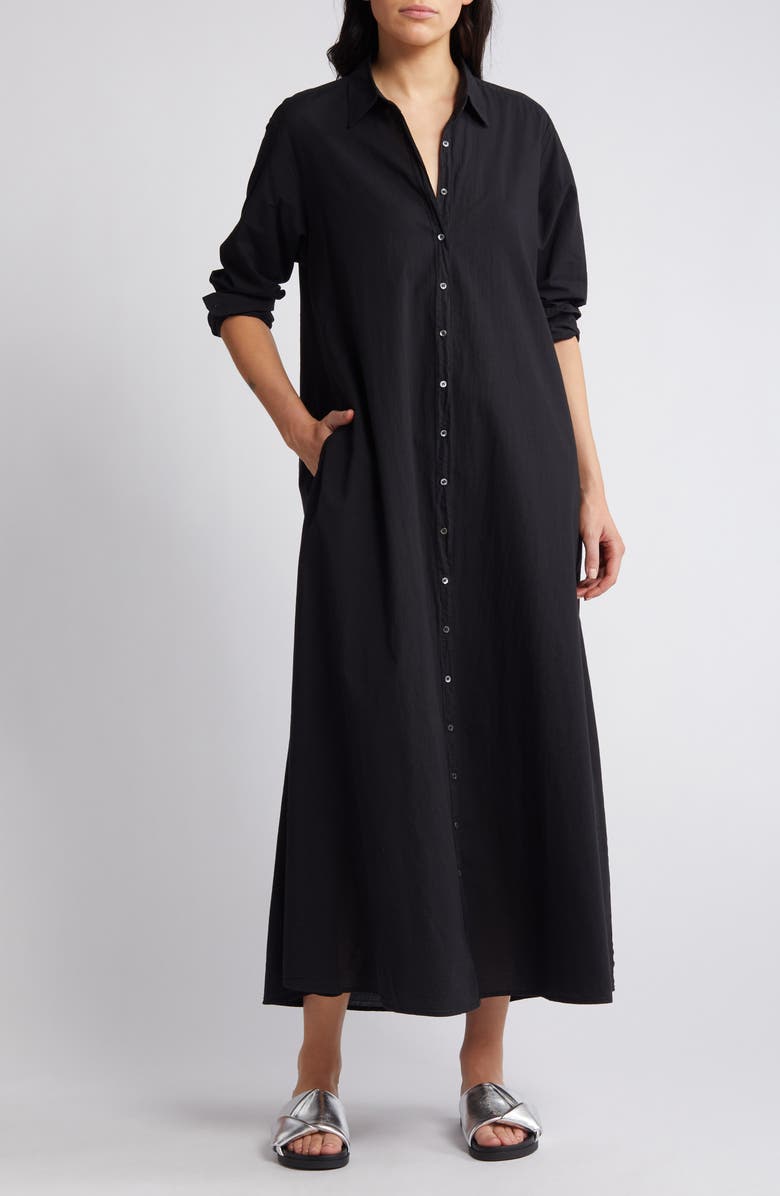 XÍRENA Boden Long Sleeve Cotton Shirtdress, Main, color, 