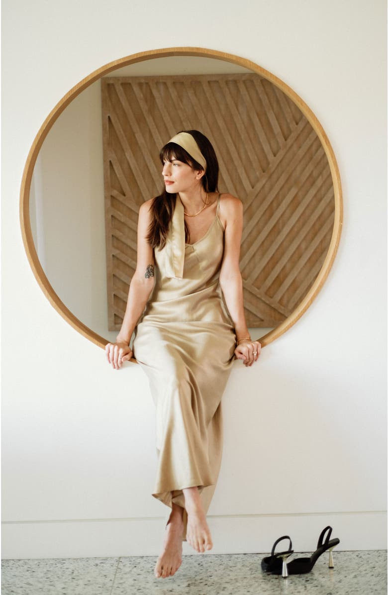 Whimsy + Row Bonnie Dress, Alternate, color, Gold