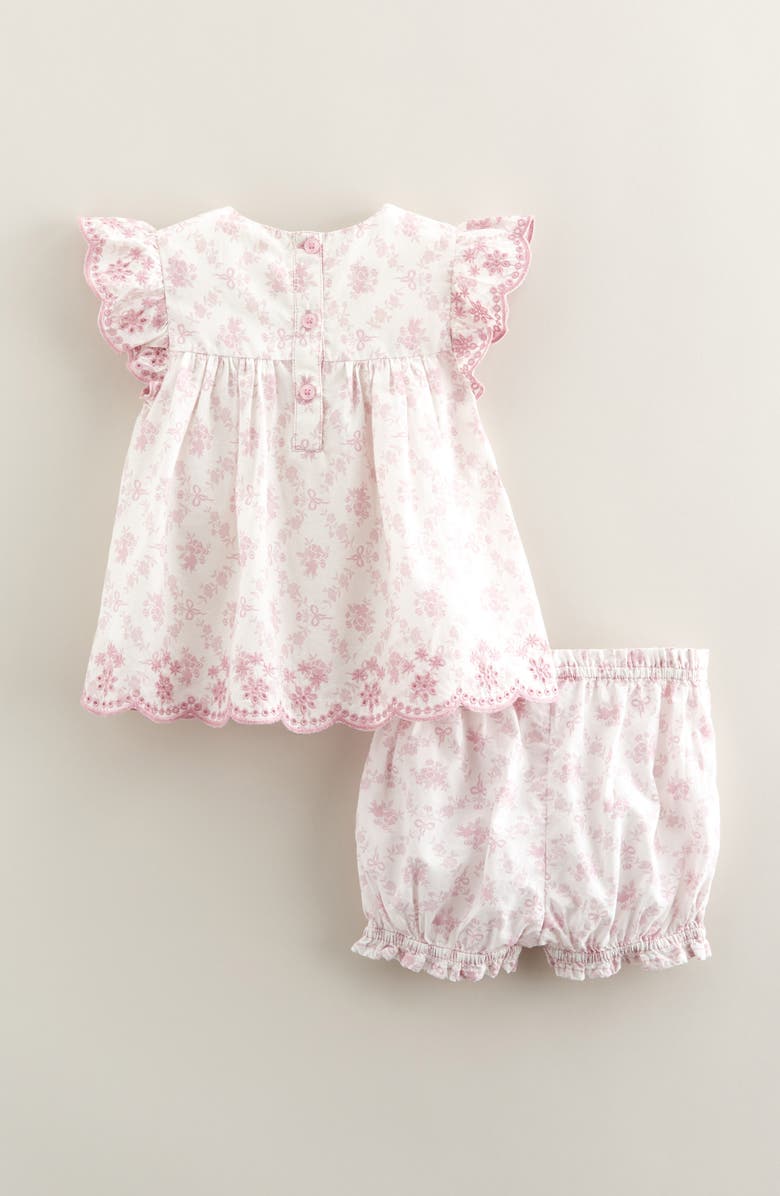 Scalloped Gingham Check Cotton Top & Bloomers