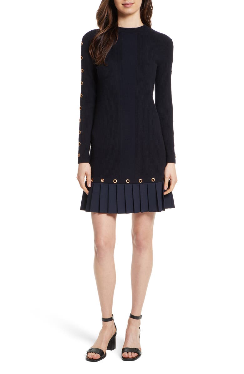 Tory Burch Shiloh Drop Waist Dress, Main, color, 