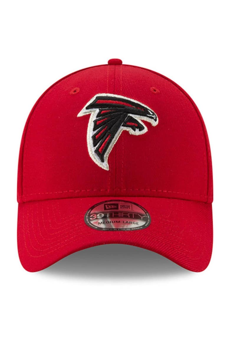 Men's New Era Red Atlanta Falcons 39THIRTY Flex Team Classic Hat, Alternate, color, Red