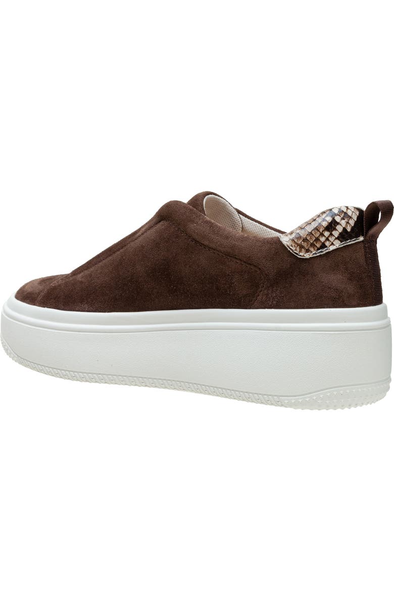Linea Paolo Golde Platform Sneaker, Alternate, color, Chocolate Brown/ Brown