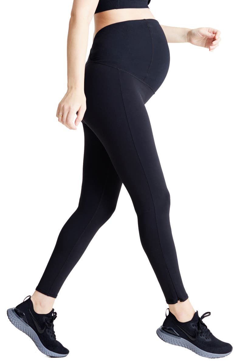 Ingrid & Isabel<sup>®</sup> Active Maternity Leggings with Crossover Panel<sup>®</sup>, Alternate, color,