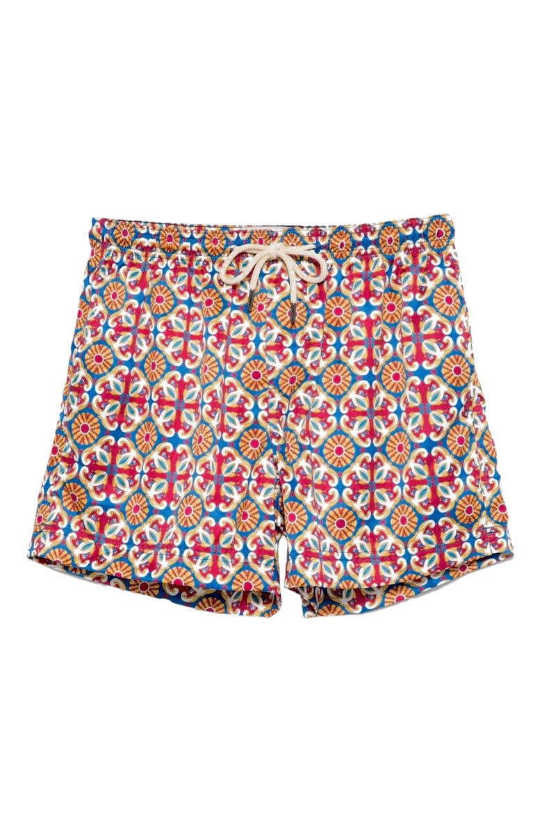 Peninsula Swimwear Amalfi Swim Shorts, Main, color, Multicolor