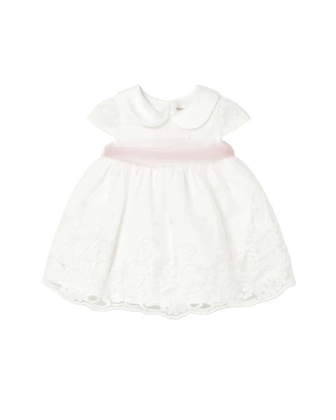 Dress With Embroidered Skirt