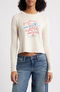Daydreamer Just Skating By Long Sleeve Cotton Graphic T-Shirt