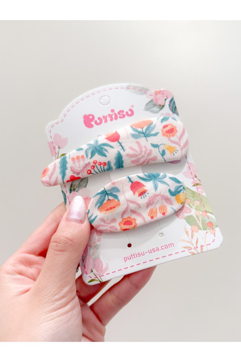 Liberty Floral Hair Clip Set of 6, Alternate, color, Blush Mix