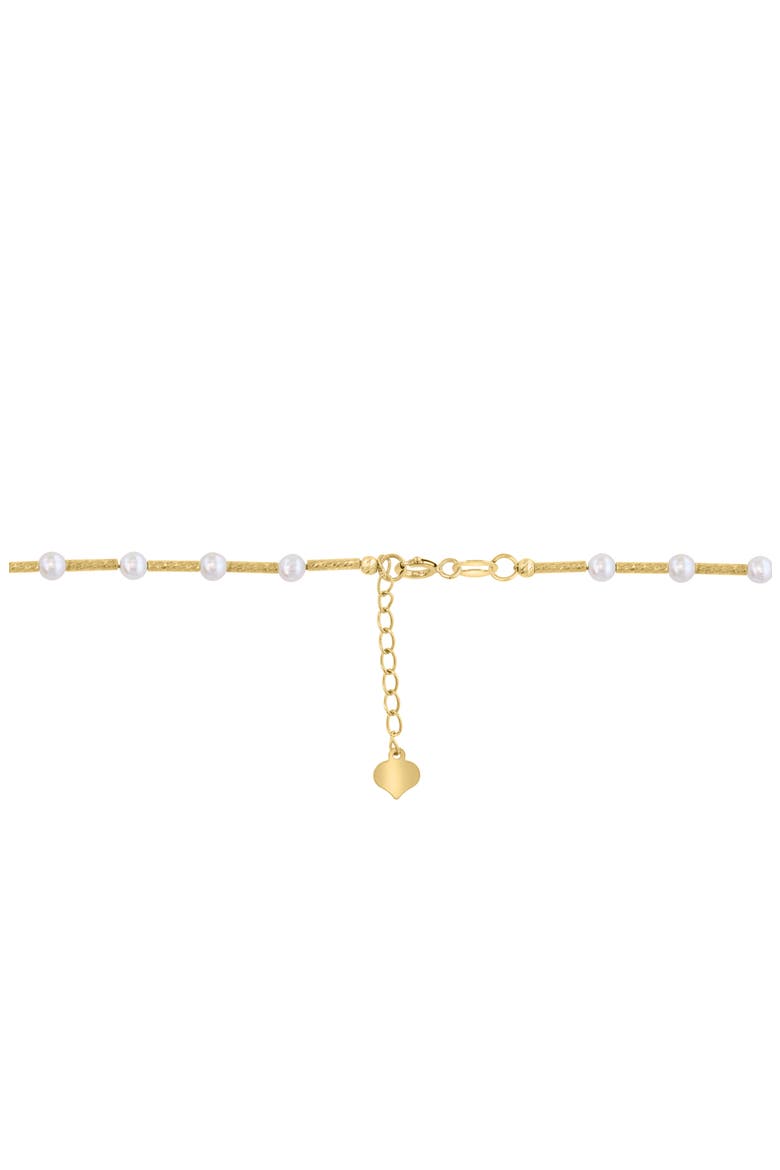 Freshwater Cultured Pearl Station Necklace, Alternate, color, WHITE