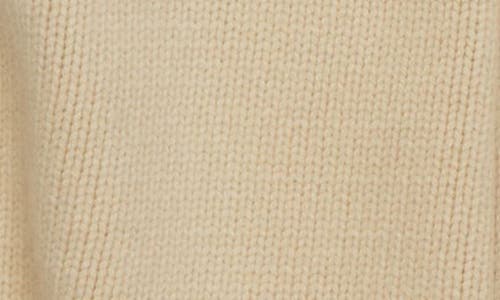 TOTÊME TOTEME OVERSIZE SHELL STITCH TRIM WOOL, CASHMERE & COTTON SCARF 