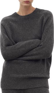 MANGO Crewneck Raglan Sleeve Sweater