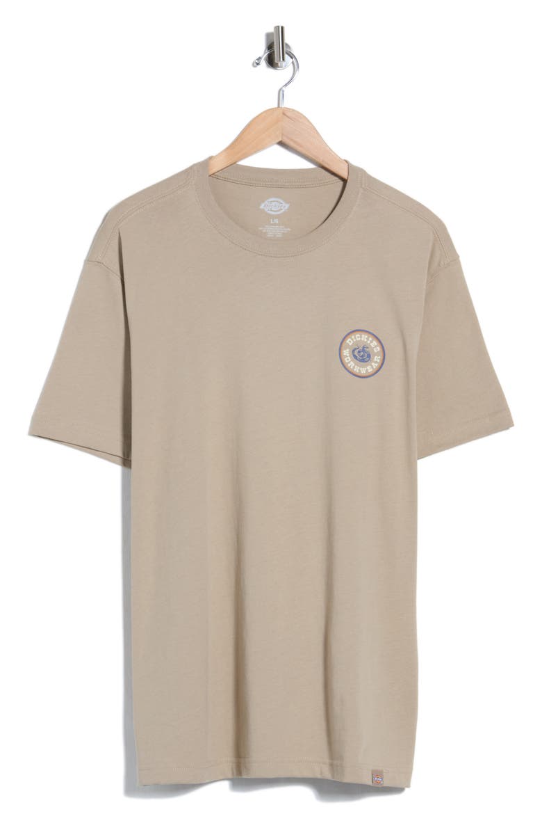 Rattler Cotton Graphic T-Shirt, Main, color, MEDIUM BEIGE