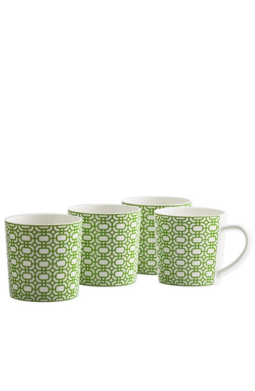Caskata Newport Verde Garden Gate Mug In Green