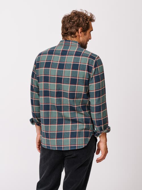 Aubin Crowle Button Up Flannel Shirt