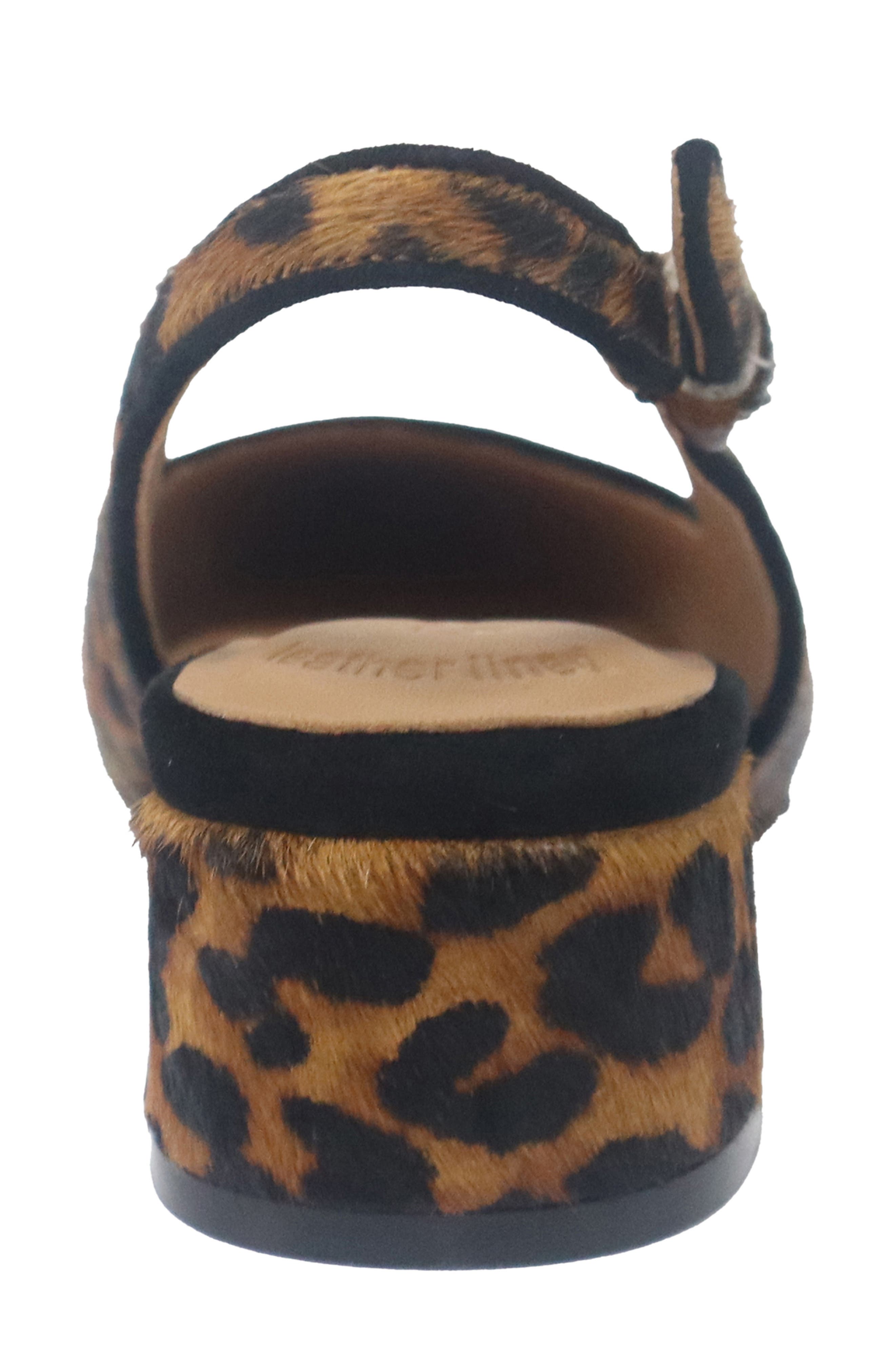 Gentle Souls Georgia Slingback Pointed Toe Pump, Alternate, color, Leopard Haircalf