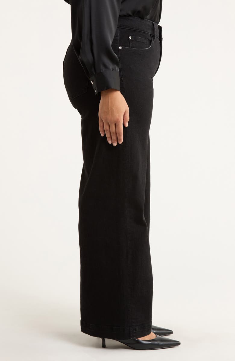 WARP+WEFT NCE High Waist Wide Leg Jeans, Alternate, color, Inkwell