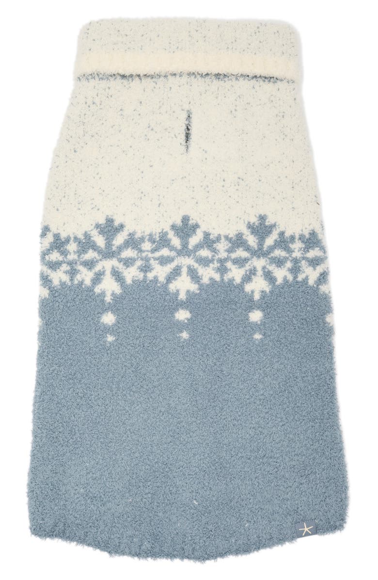 Barefoot Dreams<sup>®</sup> CozyChic<sup>®</sup> Snowflake Pet Sweater, Main, color, 